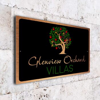 Custom Villa Sign