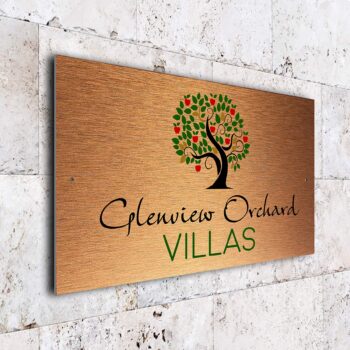 Personalized Villa Sign