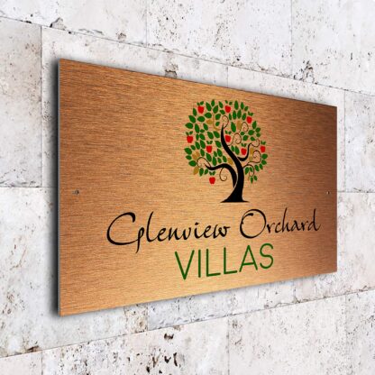 Personalized Villa Sign