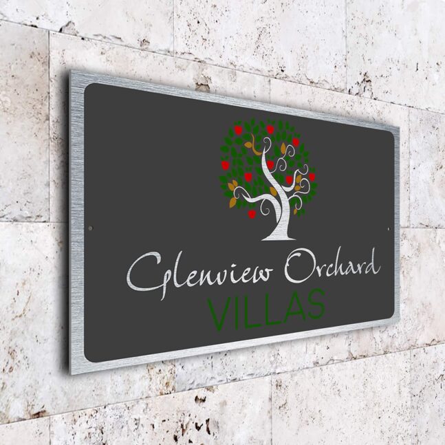 Modern Villa Sign