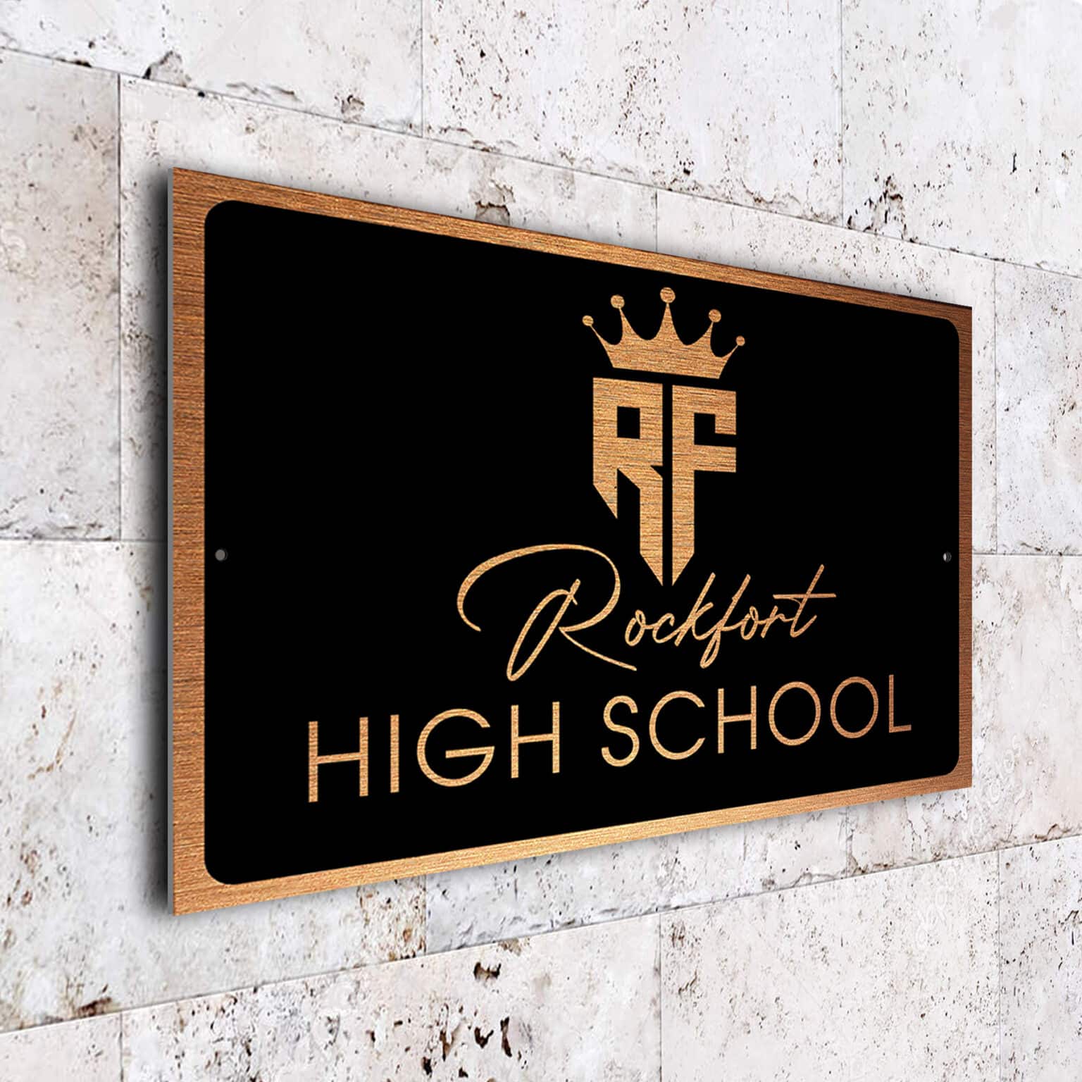 Modern High School Sign | School Signs | Sign for School | High School