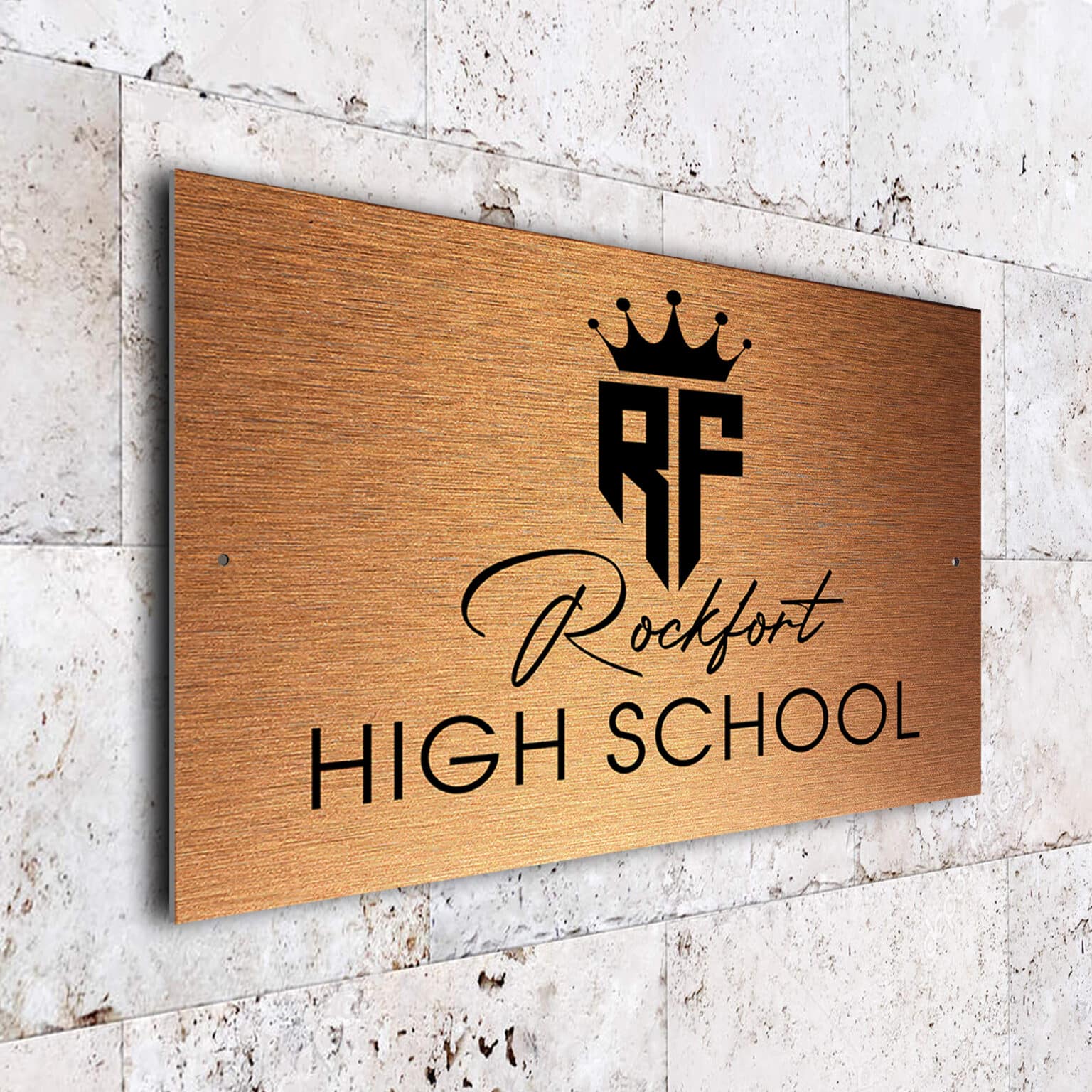 Modern High School Sign | School Signs | Sign for School | High School