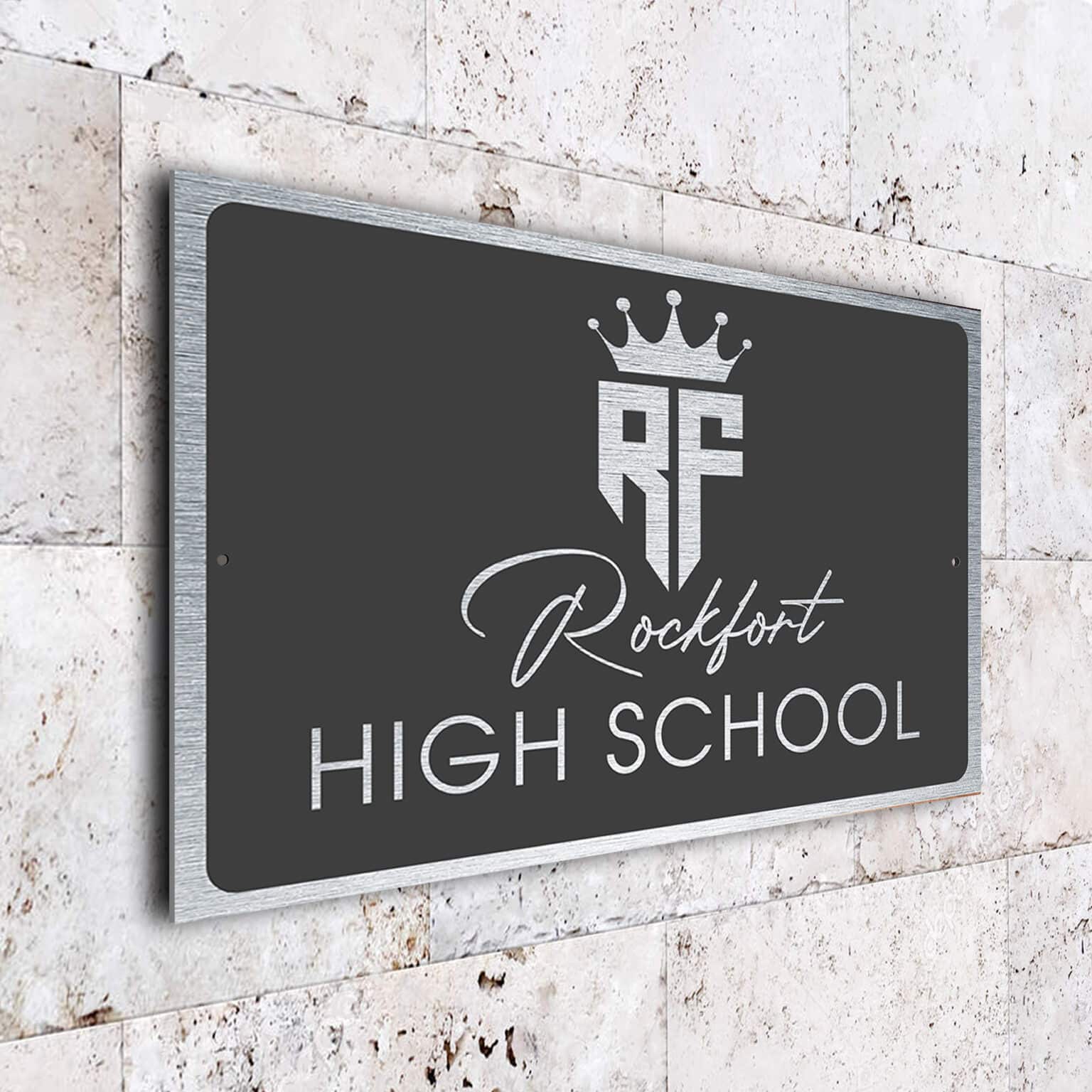 Modern High School Sign | School Signs | Sign for School | High School