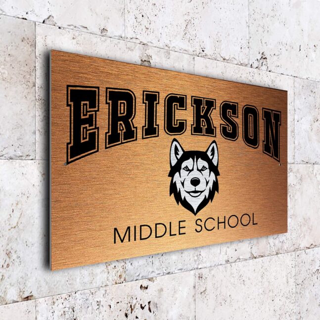 Middle School Sign DMMIDSCHCB021023 Personalized Middle School Sign