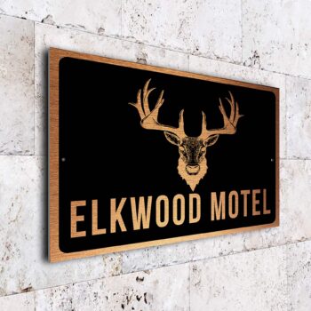 Custom Motel sign
