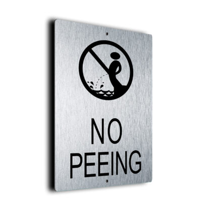 No Peeing Sign
