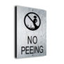No Peeing Sign