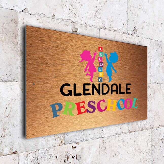 Personalized Preschool Sign