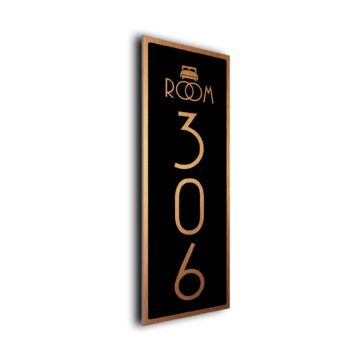 Easy Install Hotel Room Number Signs