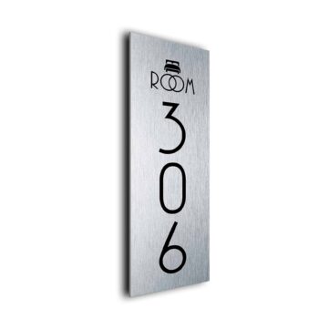 Vertical Room Sign