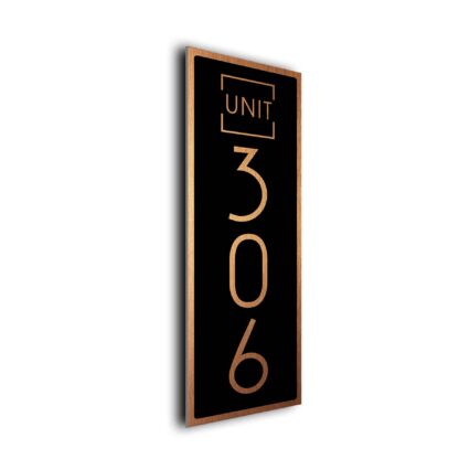Custom Vertical Unit sign
