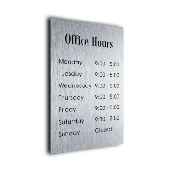 Personalized Office Hours Sign
