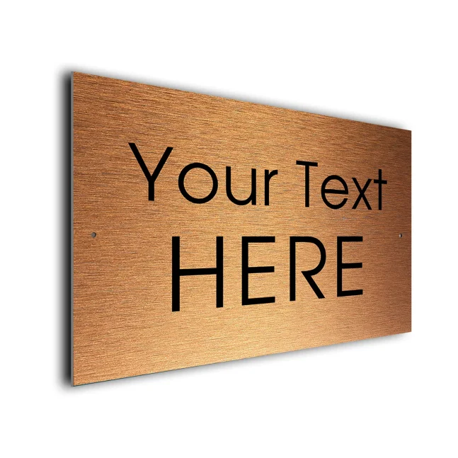 Your Text Here YT101-CB Personalized Your Text Here Sign