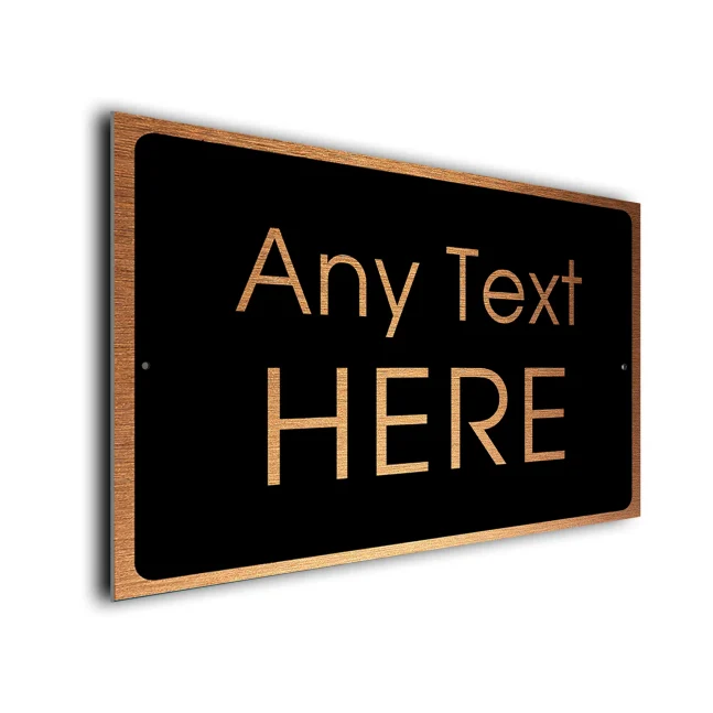 Any Text Here AT106-BC Personalized Any Text Here Sign AT106-BC