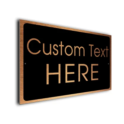 Personalized Custom Text signs