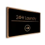 24hr Laundry Sign Directional Sign