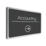 Accounting Sign Directional Sign