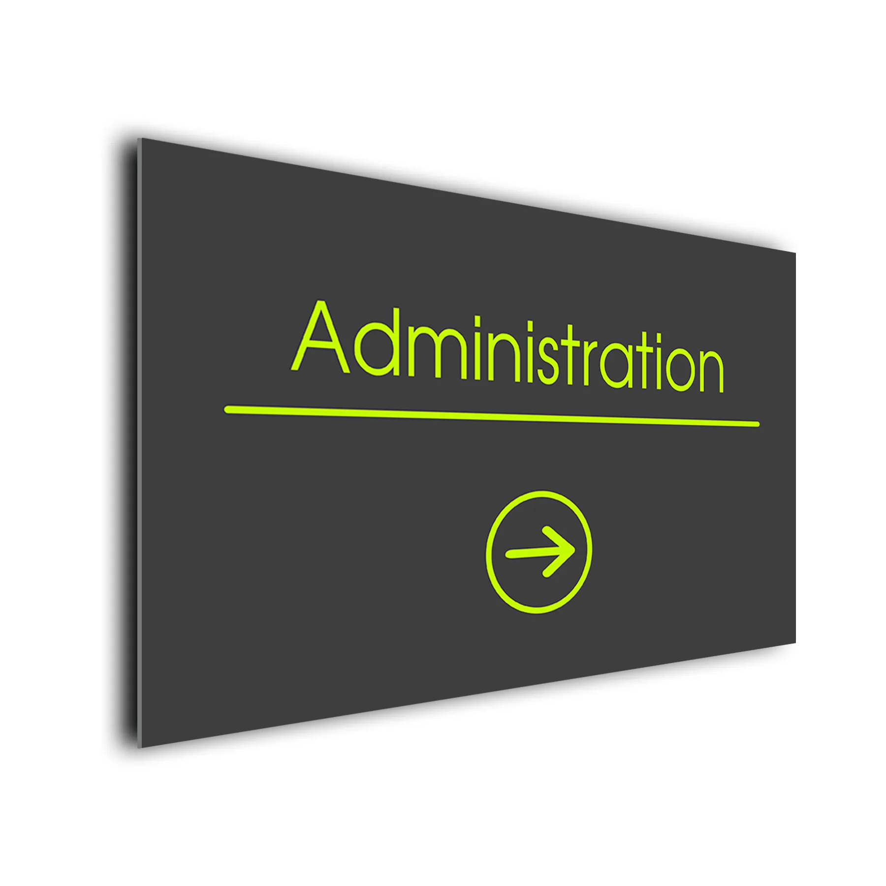 Administration Signs Directional Sign