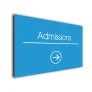 Admissions Arrow Sign Directional Sign