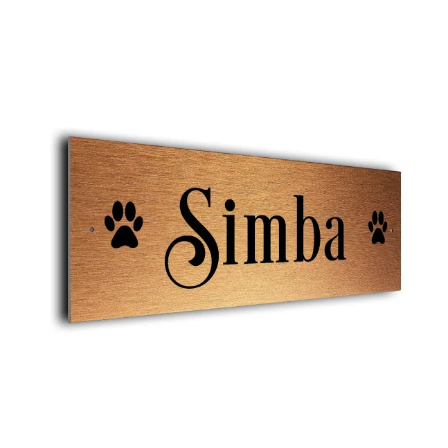 Cat Name Sign CN109-CB Custom Cat Name Sign