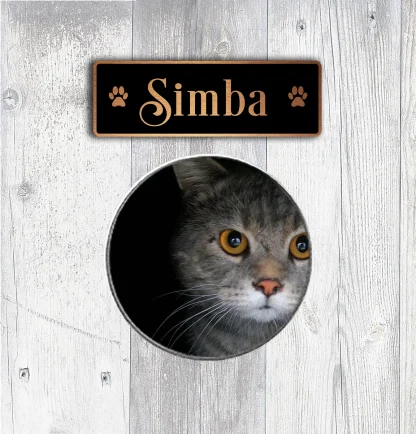 Cat Name Sign