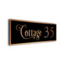 Cottage Number Sign