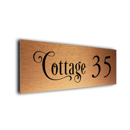 Cottage Number Sign