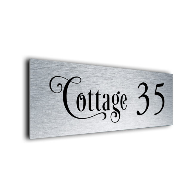 Cottage Number Sign COT221-SB Cottage Number Sign