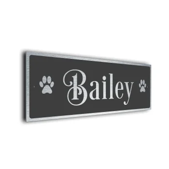 Modern Dog Name Signs