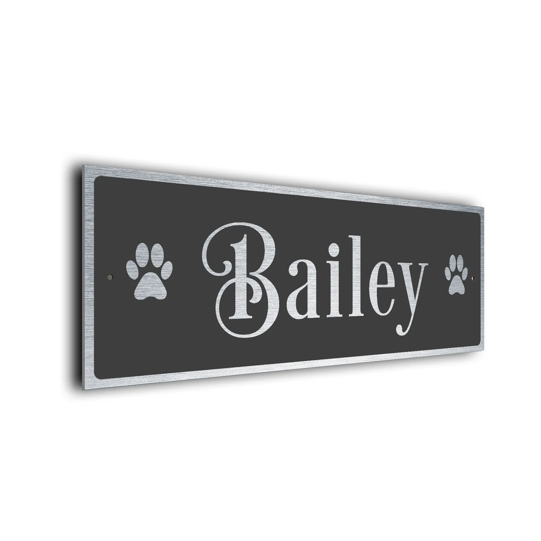 Modern Dog Name Signs
