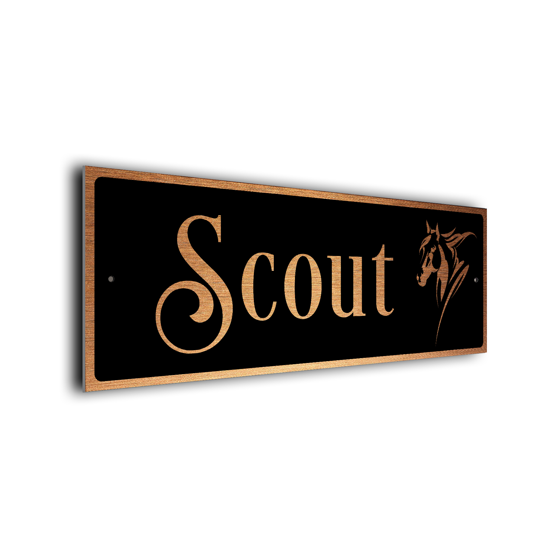 Personalized Horse Name Sign