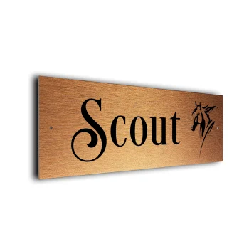 Custom Horse Name Sign