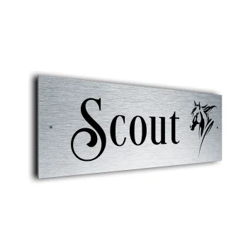 Horse Name Sign