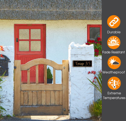 Cottage Number Sign