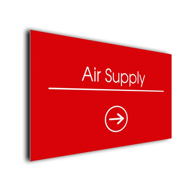 Air Supply Arrow Sign Directional Sign Air Supply Arrow Sign Directional Sign