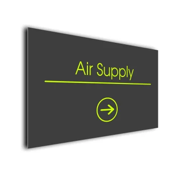 Air Supply Arrow Sign Directional Sign