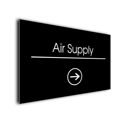 Air Supply Arrow Sign Directional Sign