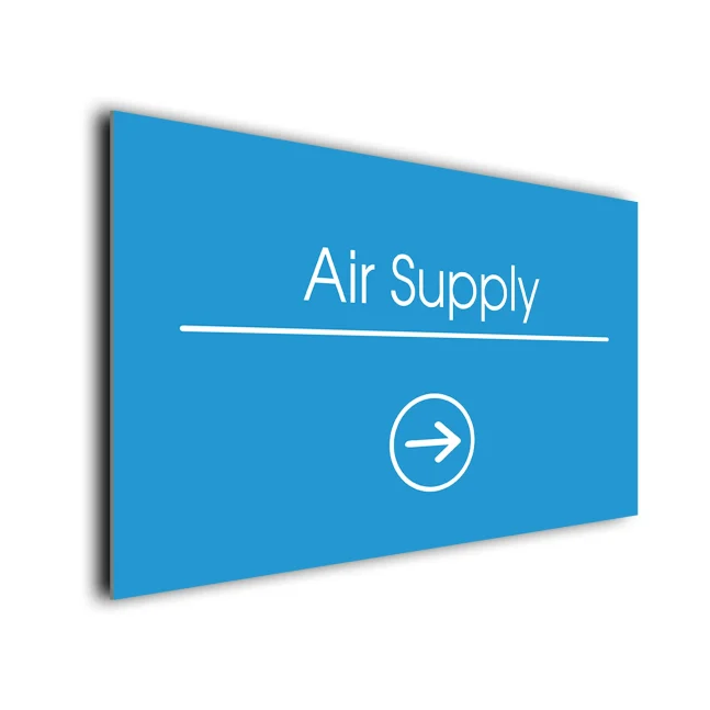 Air Supply Arrow Sign Directional Sign Air Supply Arrow Sign Directional Sign