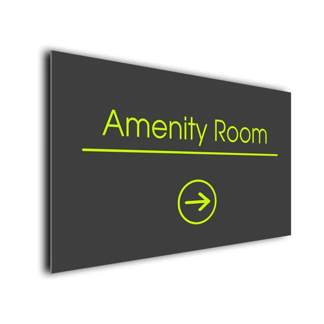 Amenity Room Arrow Sign Directional Sign Amenity Room Arrow Sign Directional Sign