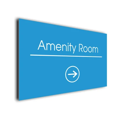 Amenity Room Arrow Sign Directional Sign