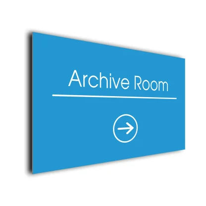 Archive Room Signs Directional Sign
