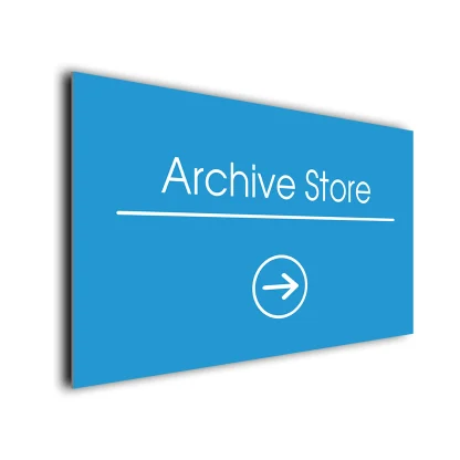 Archive Store Arrow Sign Directional Sign
