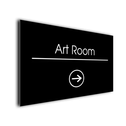 Art Room Arrow Sign Directional Sign