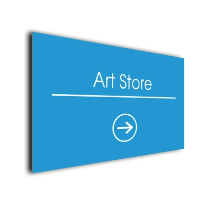 Art Store Arrow Sign Directional Sign