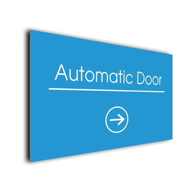 Automatic Door Arrow Sign Directional Sign Automatic Door Arrow Sign Directional Sign