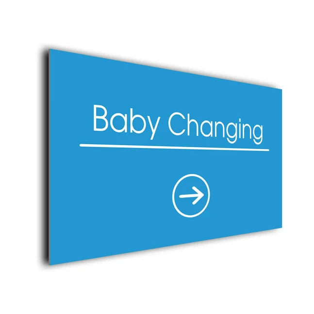 Baby Changing Arrow Sign Directional Sign Baby Changing Arrow Sign Directional Sign