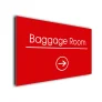 Baggage Room Arrow Sign Directional Sign