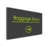 Baggage Room Arrow Sign Directional Sign