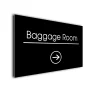 Baggage Room Arrow Sign Directional Sign