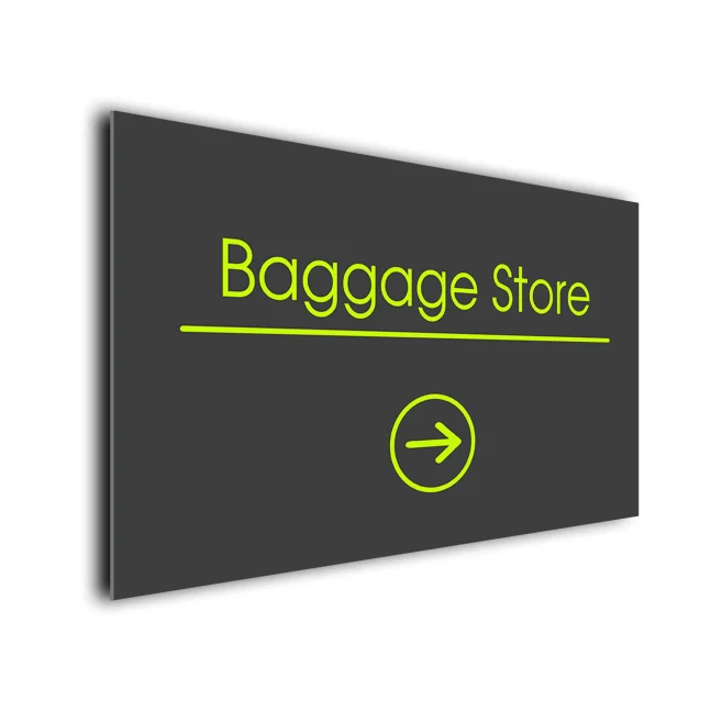 Baggage-Store-Direction-Sign_DD107G204 Wayfinding systems